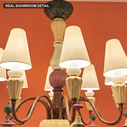 Mirevelle Multicolor Botanical Ivy & Seed Chandelier